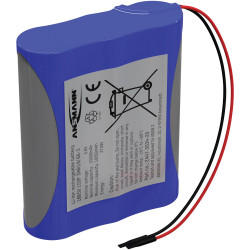 Ansmann 2447-3034-40 1S3P Battery Pack Li-ion 3.6V 10050mAh UN38.3 Test