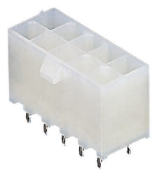 Listwa stykowa PCB 12-pinowe Mini-Fit Plus raster: 4.2 mm Prosty 2-rzędowe Molex Otwór przelotowy 600 V W osłonie