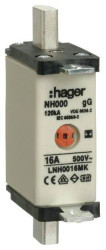 Hager LNH0016MK Bezpiecznik NH 16 A 3 szt.