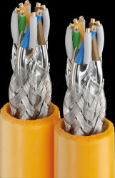IQ-CAT7DX-IC1000 Cat.7 installation cable, S/FTP, duplex, 100 m