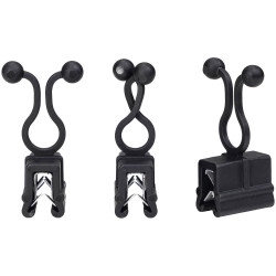 HellermannTyton 150-31097 Cable Tie black 200mm spring toggle 500pcs