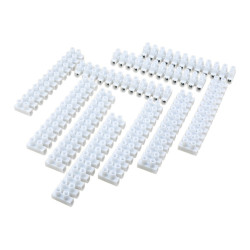 10x Listwa zaciskowa 2,5mm2 kostka 12-torowa z osłoną kabla VDE/UL DG8HSWP-1.2-12P-10