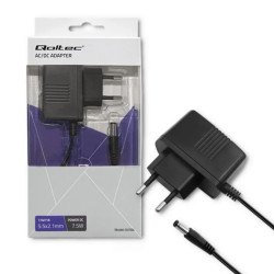 Qoltec Zasilacz wtyczkowy 7.5W 7.5V 1A 5.5*2.1