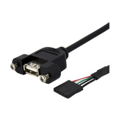 StarTech.com USBPNLAFHD3 StarTech.com 3 ft Panel Mount USB Cable - USB A