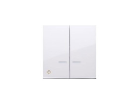 SIMON 54 Klawisze z oczkiem do mechanizmów: SW6/2XLM SW7/2XM SW6P1M antybakteryjny biały DKW9L/AB11 KONTAKT SIMON