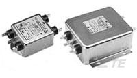 Filtr RFI 3A 1-fazowy 250 V AC 50/60Hz TE Connectivity Montaż kołnierzowy