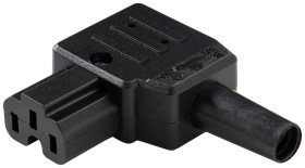 Martin Kaiser 892/sw Złącze męskie IEC, 250 V, 10 A, 1 szt.