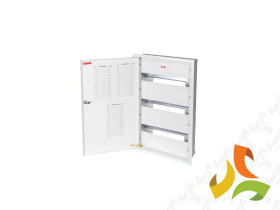 Rozdzielnica podtynkowa 48 modułowa 3x16M drzwi metal zamek IP30 RP-48Z KARWASZ