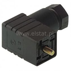 GDS 307 czarny, złącze żeńskie ( gniazdo) 3+PE