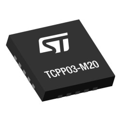 TCPP03-M20 USB Type-C Power Delivery interface for Dual Role Power application up to 100 W