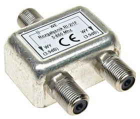 RI-2/1F - rozgałęźnik RTV 1x2