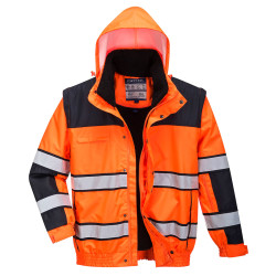 Jacket Classic Bomber 3 in 1 Hi Vis Oran