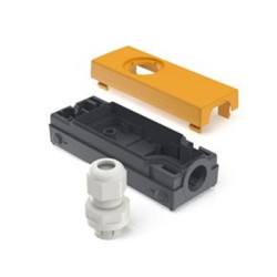 Obudowa kasety sterowniczej RAFI Ø 22.3mm Żółty E-BOX MODULAR