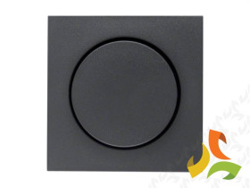 BERKER B.KWADRAT Płytka czołowa z pokrętłem do ściemniacza obrotowego antracyt mat 11371606 HAGER