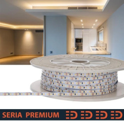 Taśma Premium 12V 120led 3000K 1000lm SMD2835 (100) PL5Y