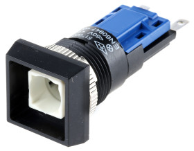 Nasadka przełącznika Zatrzaskowy SPDT średnica wycięcia 16mm, montaż panelowy Saia-Burgess