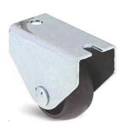 Koło samonastawne średnica kabla 50mm Płyta Guitel Hervieu 40kg wysokość całkowita 52mm