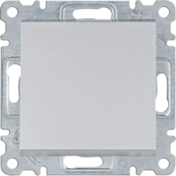 Lumina Łącznik zwierny 1-biegunowy srebrny WL0112