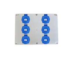 Rozdzielnica ścienna 6x 230A IP67 40203005 29704 X-51479-0086