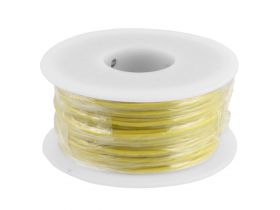 Drut miedziany cynowany 0,5mm żółty 25m