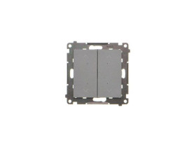 SIMON 55 Wyłącznik zwierny przycisk żaluzjowy podwójny elektroniczny grafitowy mat TEZ2.01/116 KONTAKT SIMON