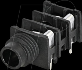 NRJ4HH 6.35 mm mono jack socket, switchable