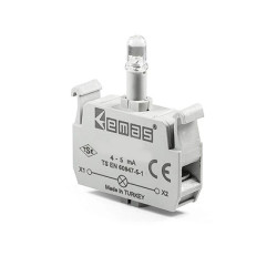 Element podświetlający do przycisków serii C, 12-30V AC/DC, czerwony T0-CB6