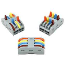4-Way Fast Wire Connectors - Pack of 3