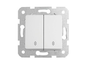 LINNERA S Wyłącznik schodowy podwójny biały 91440017 VIKO PANASONIC