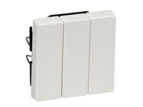 MERTEN Klawisz System M potrójny biały polarny MTN312619 SCHNEIDER ELECTRIC