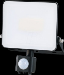 21600064 Miami Sensor LED floodlight, 30 W, 4800 lm, 4000 K, black, IP44