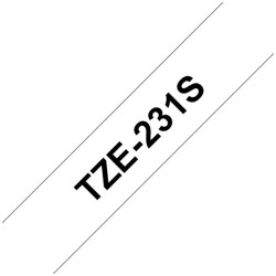 Brother TZE231S2 TZE231S2 label-making tape Black on white TZe
