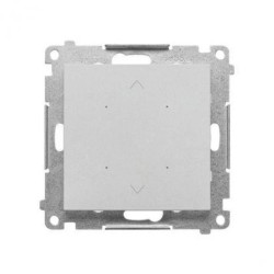 Simon 55 Lokalny sterownik roletowy (moduł), do sterowania pojedynczą roletą Aluminium mat TEZ1L.01/143