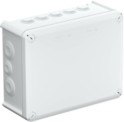 Cable junction box, 225 x 173 x 86 mm, no. of entries: 16, 25 mm², light gray, IP66, 2007109