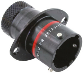 Złącze wielostykowe przemysłowe 43-pinowe, panelowe Gniazdo Souriau Sunbank by Eaton