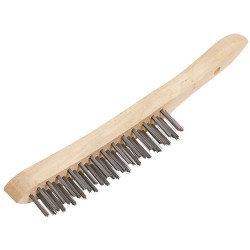 Draper 31569 3 Row Wire Scratch Brush (290mm)