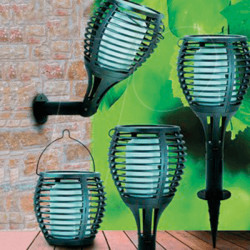 8558 LED solar light, flame light, 4-in-1