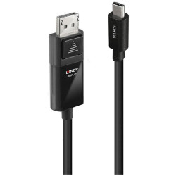 LINDY 43342 USB-C to DisplayPort Screen Cable Black 2m