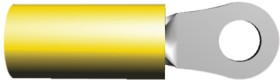 Zacisk oczkowy rozmiar przewodu 6.6mm² Ø , M5 izolowany Żółty TE Connectivity