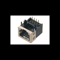 Złącze RJ45 8P8C kątowe do PCB – Connfly Z TG8P8Ce