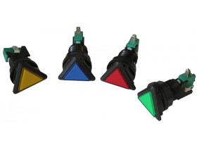 Przełącznik przyciskowy trójkątny podświetlany mix