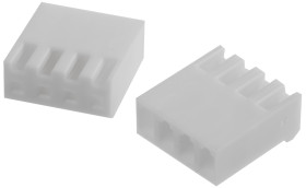 Obudowa złącza 4-pinowe -rzędowe raster: 3.96mm TE Connectivity Żeński Montaż na kablu SL-156 Ekonomiczne złącze