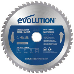 Evolution M210TCT-50CS Mild Steel Cutting Circular Saw Blade 210 x 25.4mm x 50T