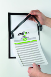 Rama do montażu ściennego, Przezroczysty, Gładkie i sztywne, 210 x 297, Modele niemagnetyczne