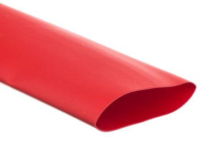 Rura termokurczliwa cienkościenna, odcinki 1m, CR 38,1/19,1 czerwona, 427594