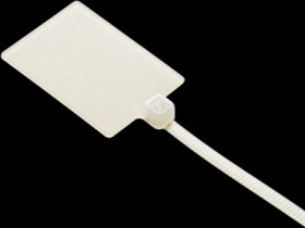 Cable tie, PA, (L x W) 130 x 2.5 mm, bundle-Ø 22 mm, natural, 85 °C, BYB-5-12H2031