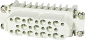 HARTING 09210253101 Wkładka złącza żeńskiego Han® D 25 + PE zaciskane 1 szt.