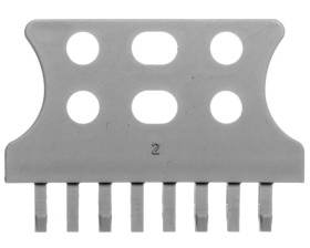 Płytka odciążająca naciąg do wtyków 10-14-torowych szara 769-414 /25szt./
