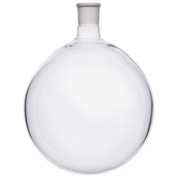 Glassco Jointed Round Bottom Glass Flask with Short Neck 5L, 34/35 Single
