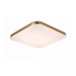 Plafon BABILON kwadratowy mały złoty 4000K barwa neutralna LP-335/1C S 4GD square Light Prestige